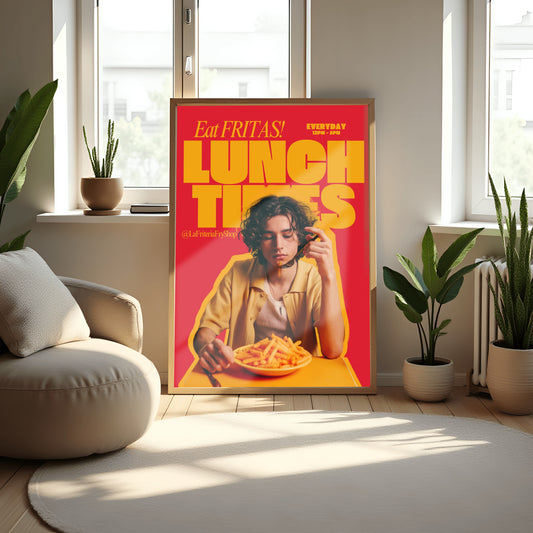 Eat Fritas Art Print | Bold Kitchen & Dining Wall Decor